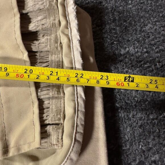 Columbia Sportswear Hunting Vest Men’s Medium Tan Orange Canvas Utility Pockets - Picture 6 of 6